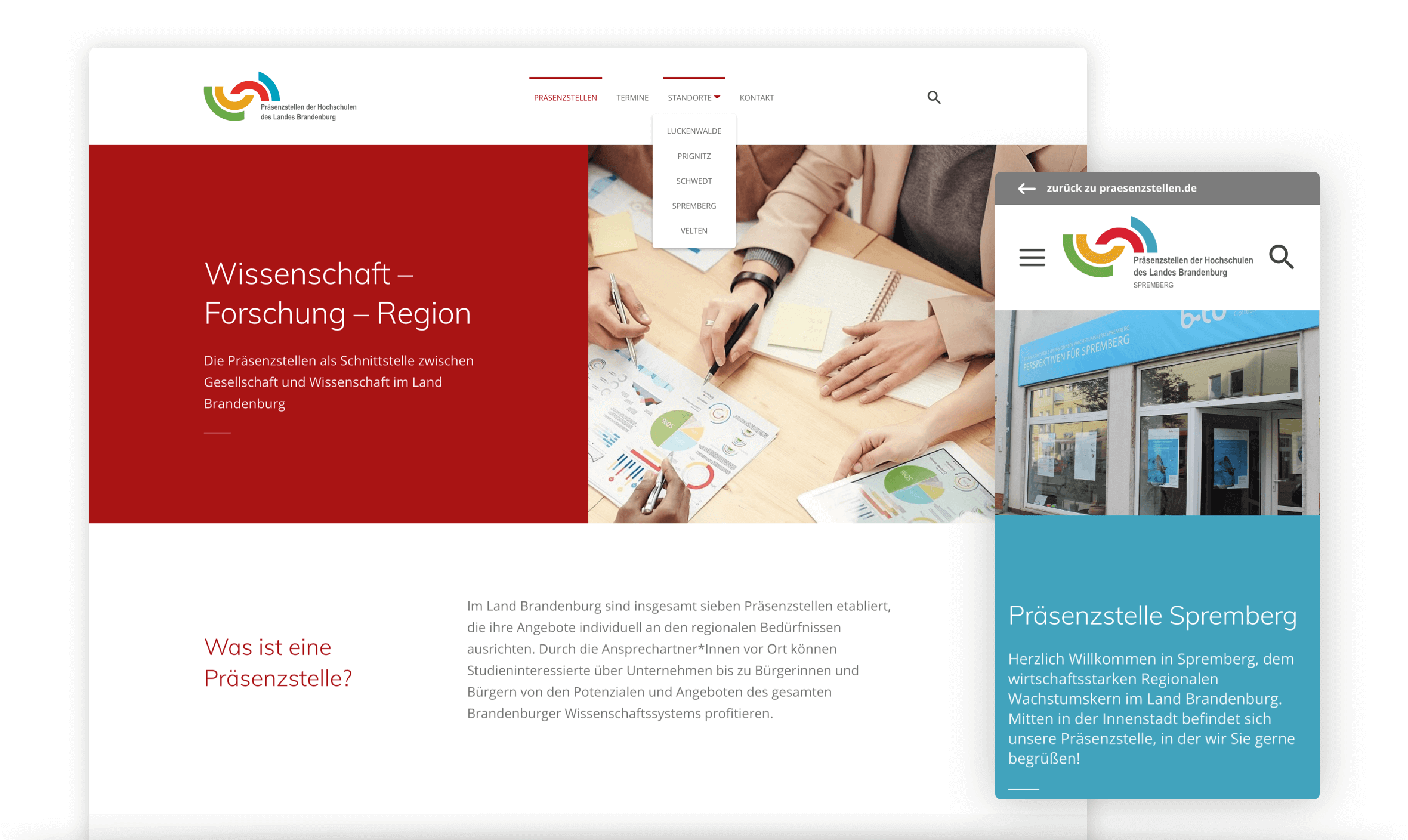 Screenshot Webseite